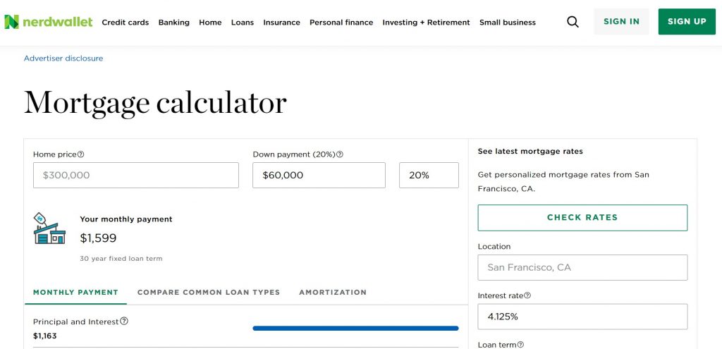 mortgage calculator